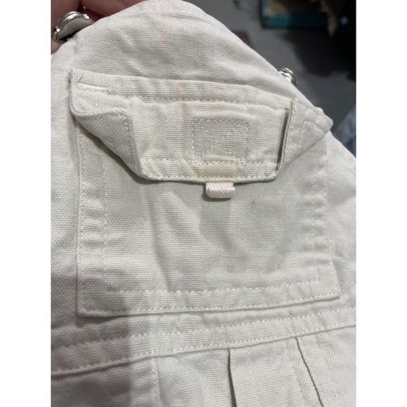 Vintage Y2K Vintage Beige Overalls 100% Cotton Baby Boots India Sz 30 lbs - Picture 10 of 12